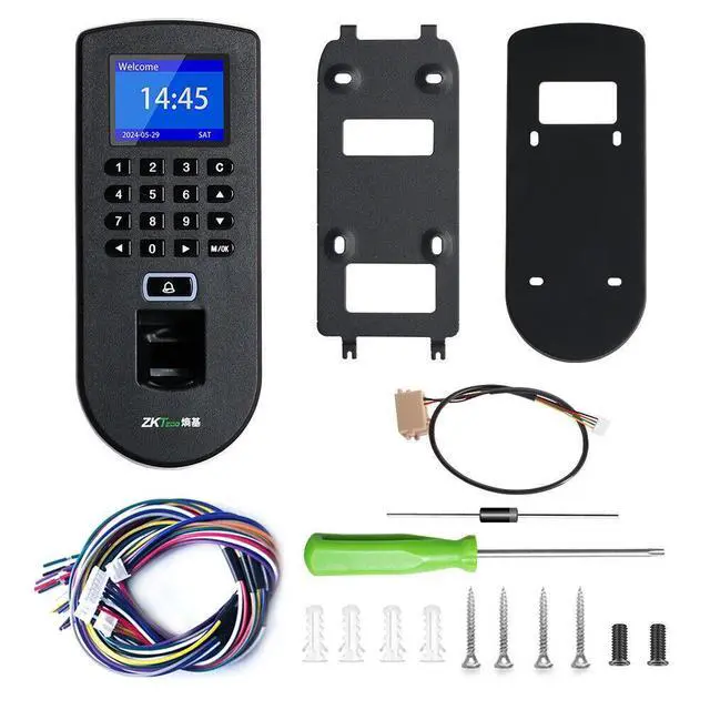Alt view image 7 of 7 - ZKTECO F19 RF Card Fingerprint Attendance Office Time Clock Access Control Color ID/IC/WIFI/ADMS