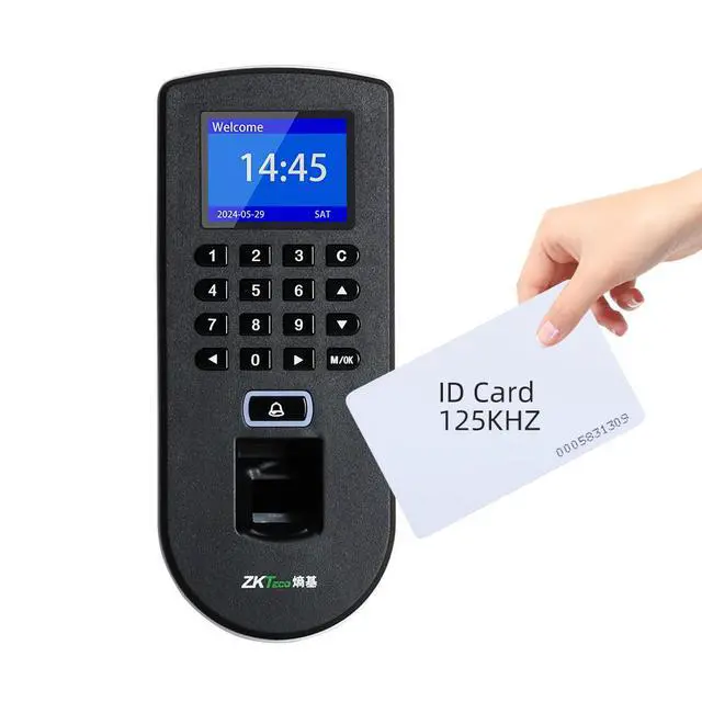 Alt view image 6 of 7 - ZKTeco F19 TCP/IP Fingerprint Time Attendance Access Control System Time Clock ID/IC/WIFI/ADMS