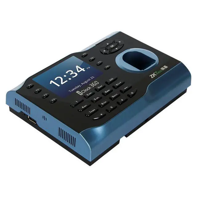 Alt view image 4 of 7 - ZKTeco iClock360 Fingerprint Time Attendance Terminal 3.5 Inch Screen Time Clock