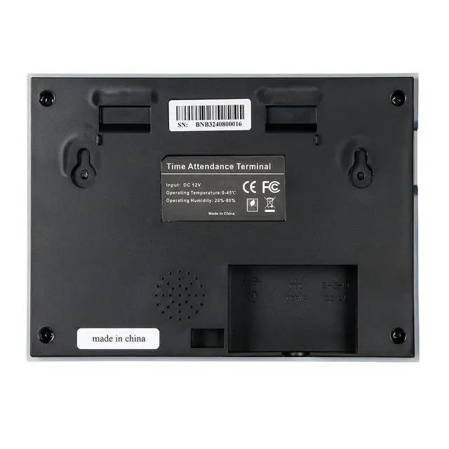 Alt view image 4 of 7 - ZKTeco iClock360 TCP/IP 3.5" TFT Fingerprint Recognition Time Attendance System-