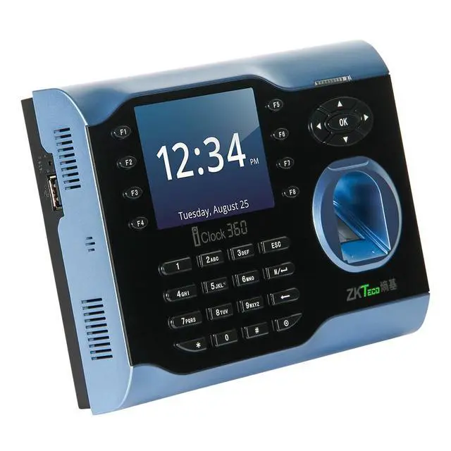 Alt view image 2 of 7 - ZKTeco iClock360 TCP/IP Biometric Fingerprint Time Attendance System Time Clock