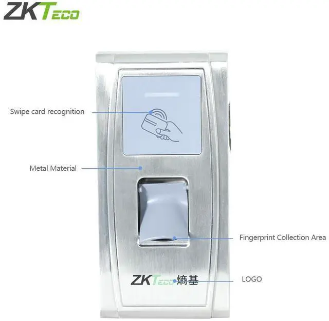 Alt view image 6 of 7 - ZKTeco MA300 IP65 Waterproof Biometric Fingerprint RFID Card Door Access Control