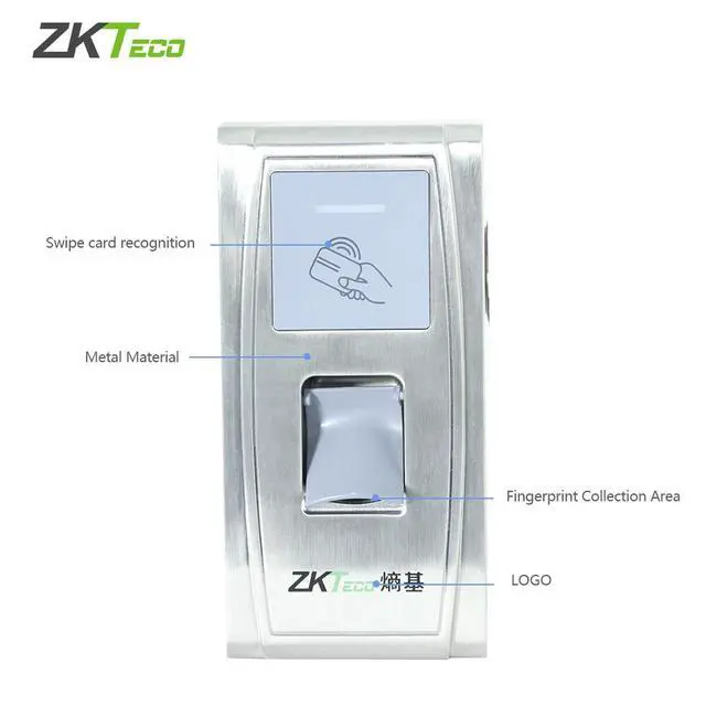 Alt view image 6 of 7 - ZKTeco MA300 Fingerprint+ID/IC RFID Card Security Door Access Controller Keypad MA300+IC