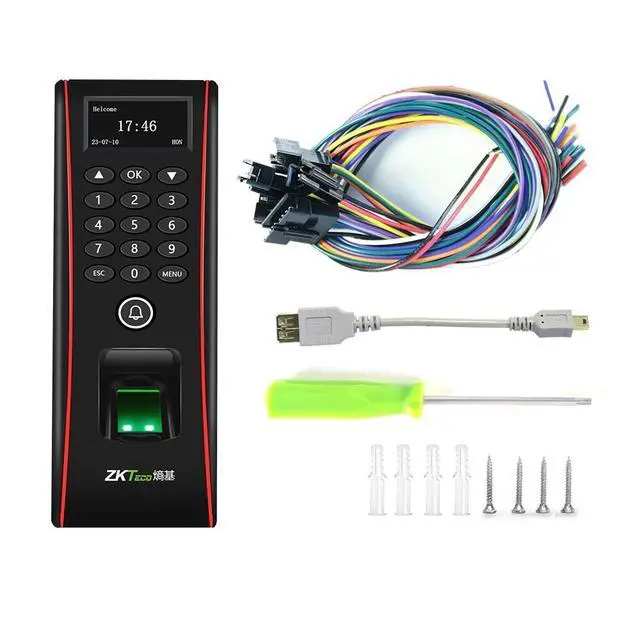 Alt view image 6 of 7 - ZKTeco TF1700 TCP/IP Waterproof IP65 Fingerprint IC Card Door Access Card Reader