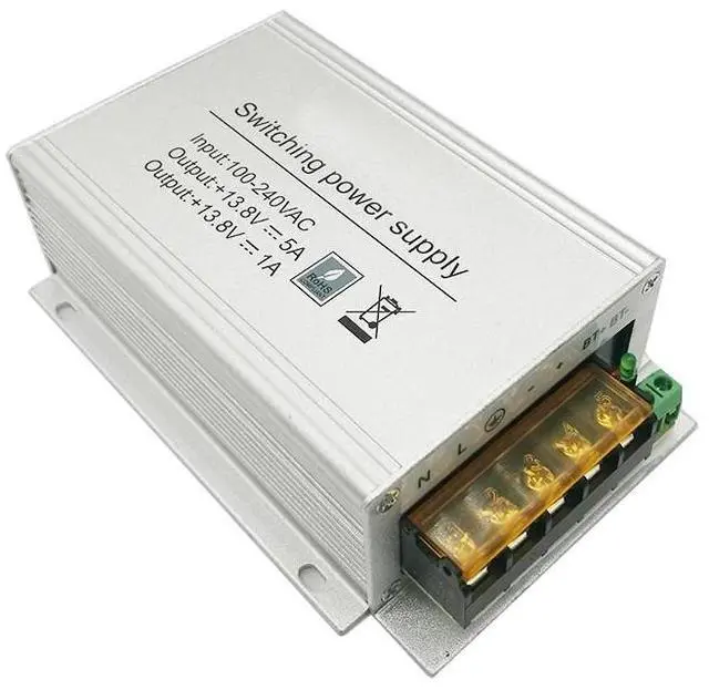 Alt view image 3 of 6 - ZKTeco TPM005B 12V5A Inbio160/260/460 Door Lock Access Control Power Supply Unit