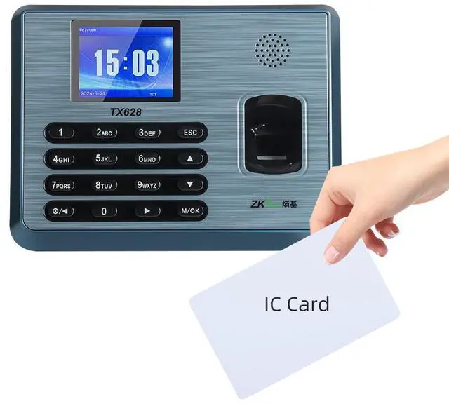 Main image of ZKTeco TX628 TCP/IP ID/IC USB Biometric Fingerprint Time Attendance Time Clock TX628 + IC Card