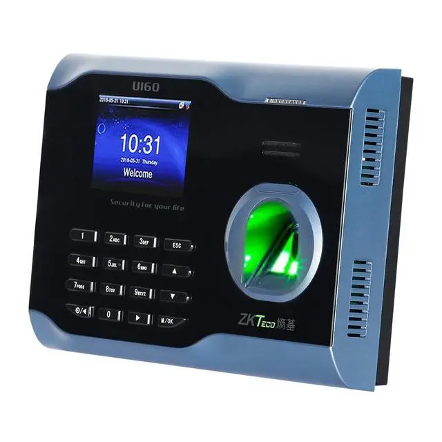 Alt view image 2 of 7 - ZKTeco U160 ID/IC Biometric Fingerprint Time Clock WIFI TCP/IP Attendance System