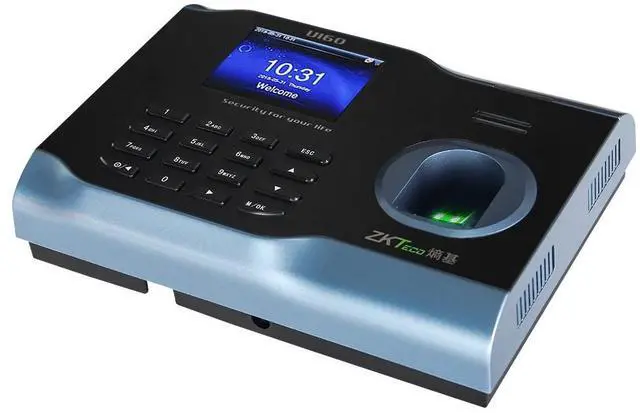 Alt view image 7 of 7 - ZKTeco U160 TCP/IP Biometric Fingerprint Recognition WiFi Time Attendance System WIFI+ID Card