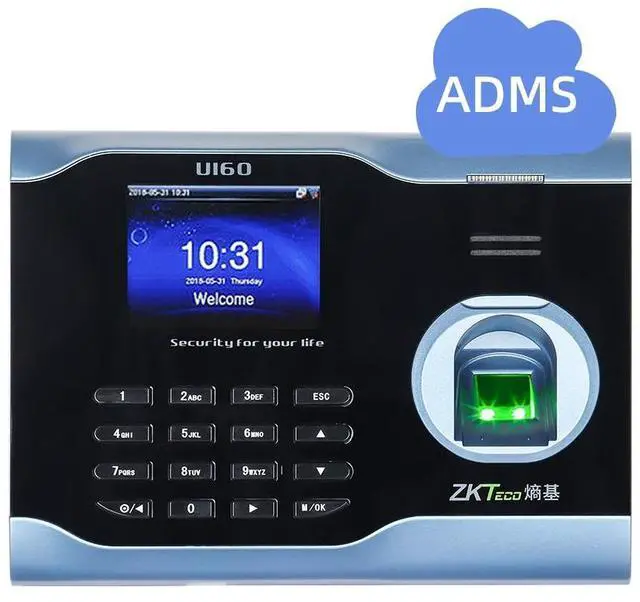 Main image of ZKTeco U160 WIFI TCP/IP USB Biometric Fingerprint Time Clock Recorder Attendance WiFi+ADMS