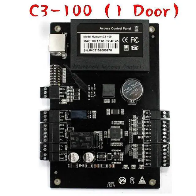 Main image of ZKTeco C3-100 C3-200 C3-400 1 to 4 Doors Access Control Board Door Access System