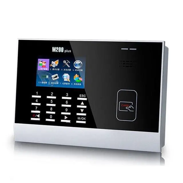 Alt view image 2 of 6 - ZKTeco M200Plus 2.8 inch Screen TCP/IP ID/IC/ADMS Time Clock Time Attendance