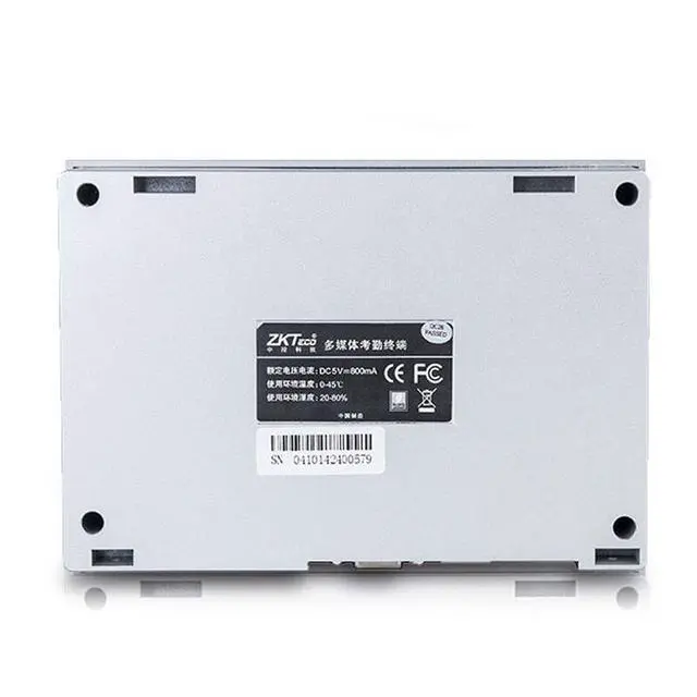 Alt view image 5 of 6 - ZKTeco M200Plus Miface Time Attendance TCP/IP Biometric Time Clock IC/ID ADMS-