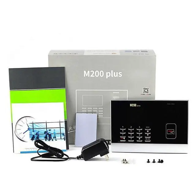 Alt view image 6 of 6 - ZKTeco M200Plus RFID Card Time Employee Attendance Clock System Machine NEW-