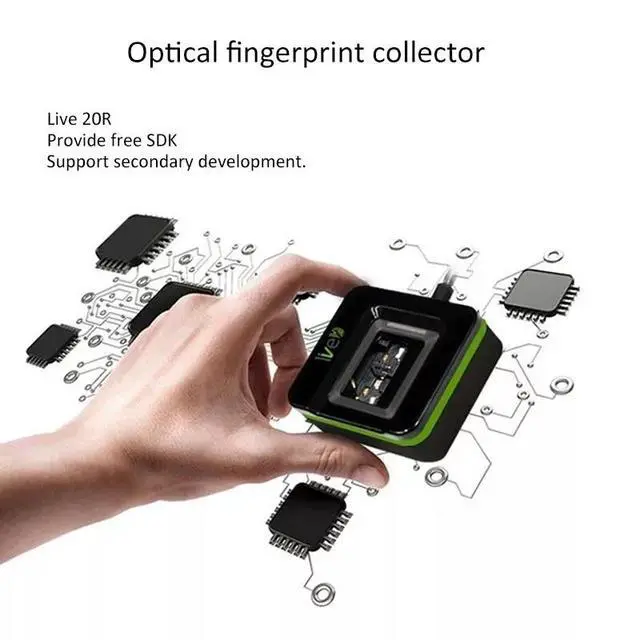 Alt view image 5 of 7 - ZKTeco Live20R USB Biometric Fingerprint Scanner Sensor Reader Free SDK Live 20R