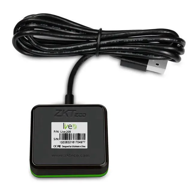 Alt view image 3 of 7 - ZKTeco Live20R Biometric Fingerprint Scanner Reader USB Fingerprint Sensor