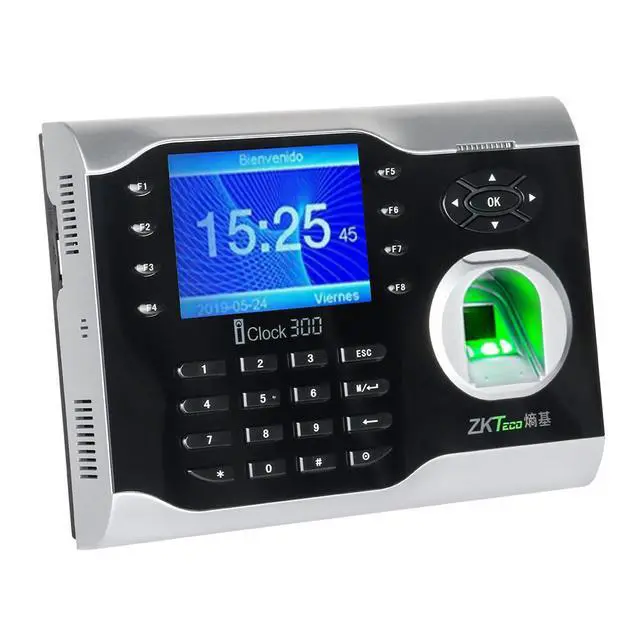 Alt view image 2 of 6 - ZKTeco iClock300 TCP/IP Biometric Fingerprint Time Clock Attendance System-