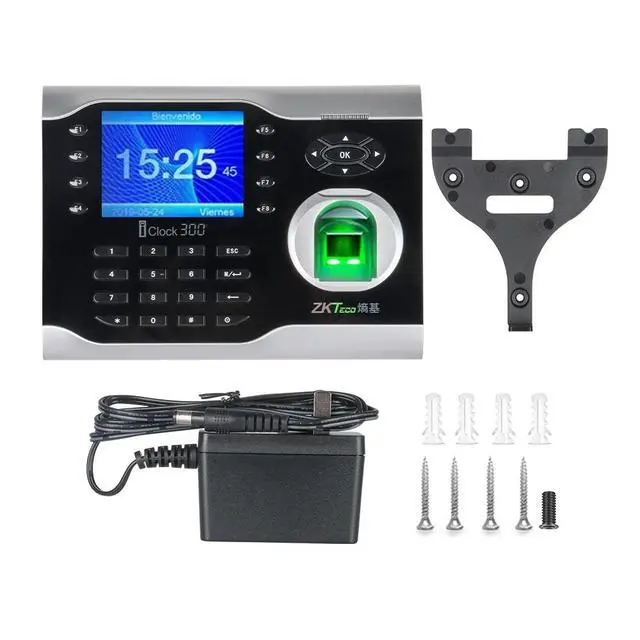 Alt view image 5 of 7 - ZKTeco iClock300 ID/IC TCP/IP Biometric Fingerprint Time Clock Attendance System