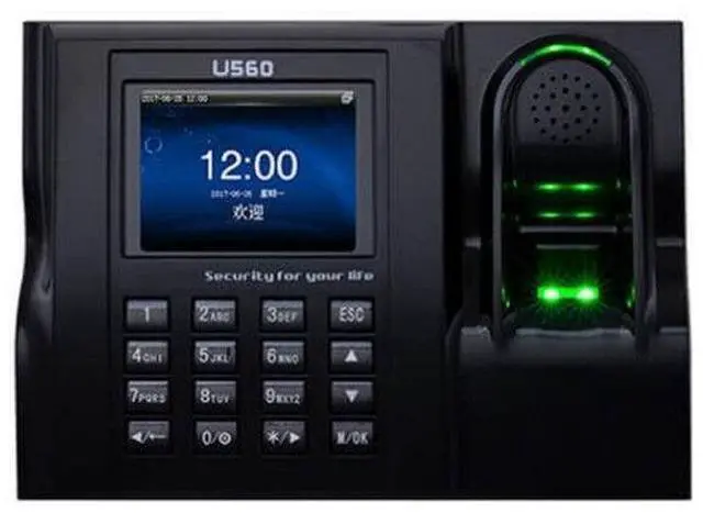 Main image of ZKTeco U560 Biometric Fingerprint Recognition Time Clock Time Attendance System