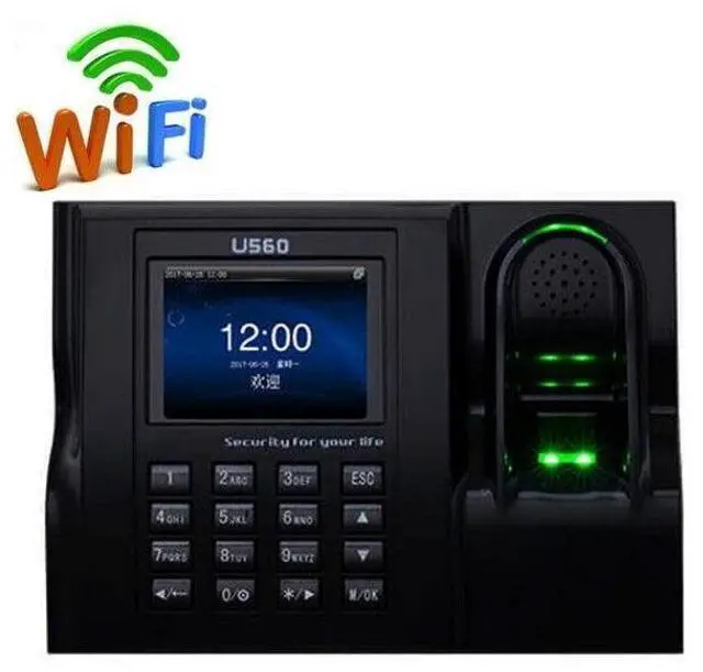 Main image of ZKTeco Biometric Fingerprint Password Time Attendance Machine Clock for Employee U560+WIFI