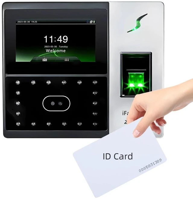 Alt view image 7 of 7 - ZKTeco iFace702-S Biometric Facial + Fingerprint Door Access Control Checking-in iFace702-S+ID