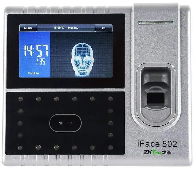 Main image of ZKTeco Iface502 TCP/IP RFID Fingerprint Face Recognition Time Attendance Access