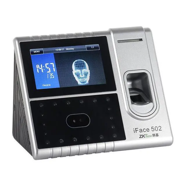 Alt view image 4 of 7 - ZKTeco iFace502 Fingerprint Face Recognition Time Attendance Access Control