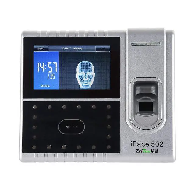 Alt view image 7 of 7 - ZKTeco iface502 ID/IC/AMDS/WiFi Fingerprint Facial Recognition Time Attendance-