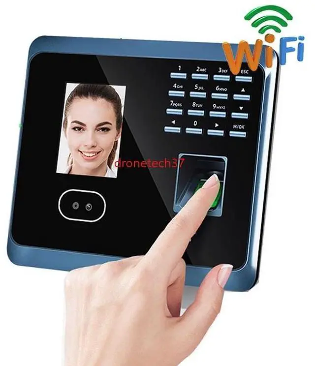 Alt view image 4 of 7 - ZKTeco UF100Plus-S WIFI TCP/IP Biometric Fingerprint Facial Access Time Clock