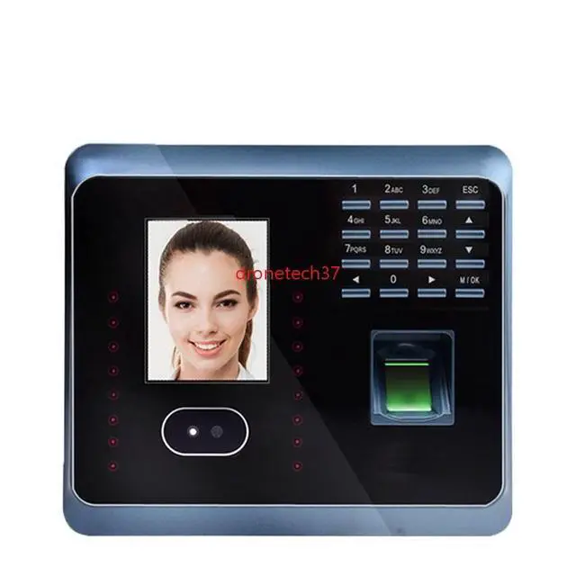 Alt view image 4 of 7 - ZKTeco UF100Plus-S WiFi Biometric Fingerprint Face Recognition Time Attendance UF100Plus-S Standard-WIFI Blue