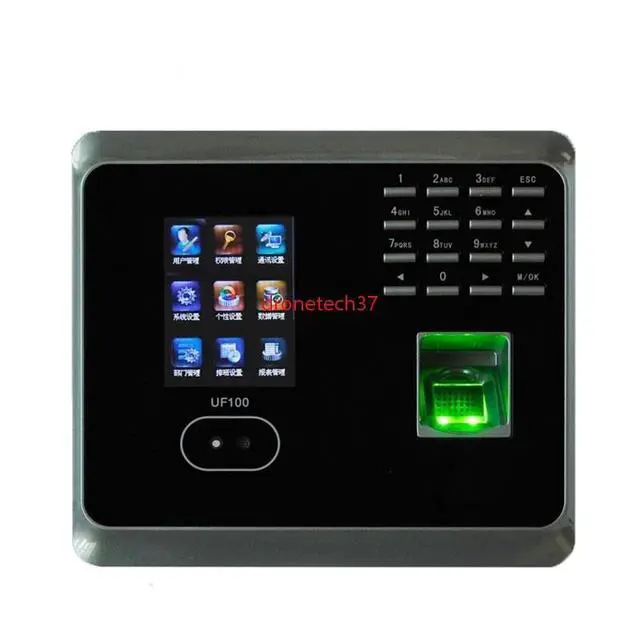 Alt view image 6 of 7 - ZKTeco UF100Plus-S WiFi Biometric Fingerprint Face Recognition Time Attendance UF100Plus-S Standard-WIFI Blue