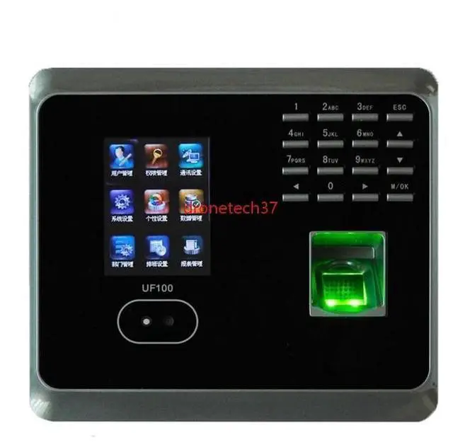 Main image of ZKTeco UF100Plus-S WIFI TCP/IP Biometric Fingerprint Facial Access Time Clock UF100Plus-S Standard-WIFI Grey