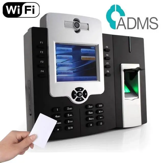 Alt view image 3 of 7 - ZKTeco iClock880 Biometric Fingerprint and RFID Time Clock Access Attendance-