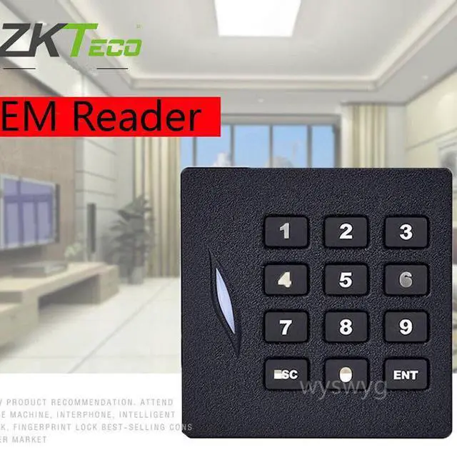 Alt view image 4 of 6 - KR102E/KR102M Access Control ID/IC Card Reader Swipe Password Keyboard Reader KR102M IC 13.56mhz