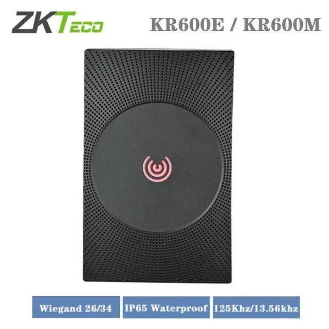 Alt view image 2 of 6 - ZKTeco KR600E KR600M Door Access Control System RFID Card Reader IP65 Waterproof