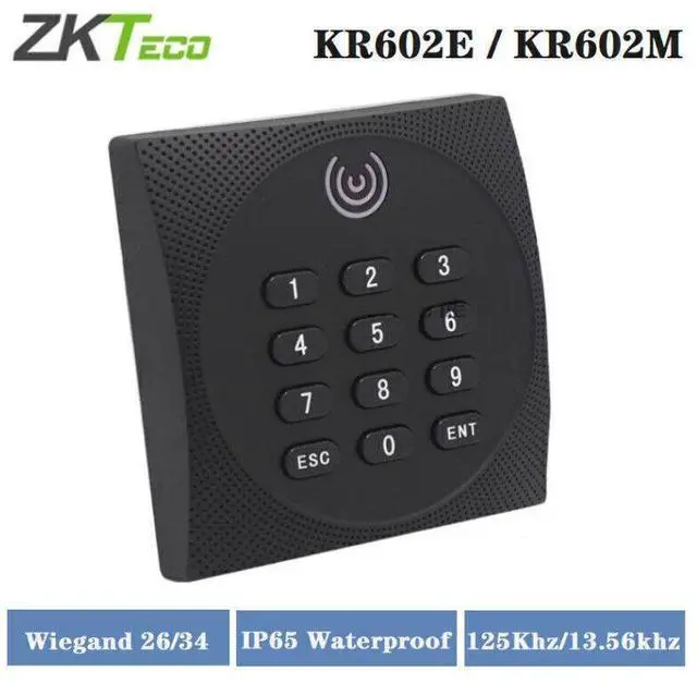 Main image of ZKteco KR601 KR602 IC ID RFID Card Access Control Reader Outdoor Use KR602E+ID