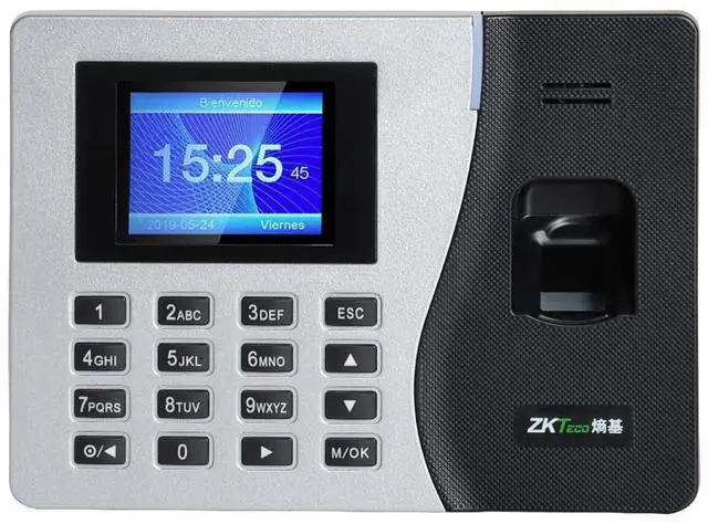 Main image of ZKTeco K14 Fingerprint Time Clock Biometric Employee Time Attendance-