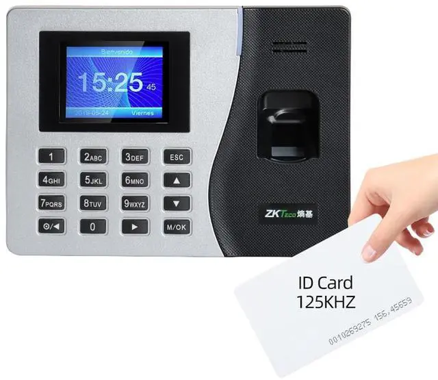Main image of ZKTeco K14 Biometric Fingerprint and RFID Time Clock Attendance- K14+ID