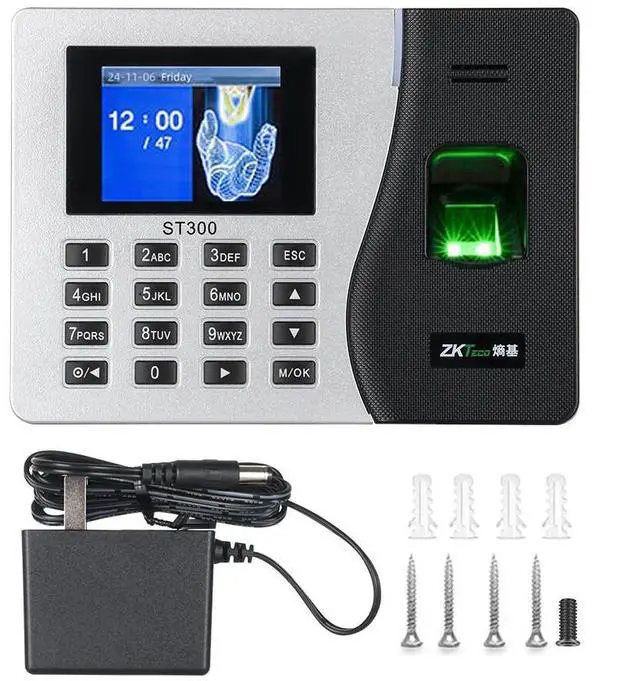 Alt view image 6 of 6 - ZKteco ST300 Fingerprint TCP / IP Network Time And Attendance Machine ID/IC Card
