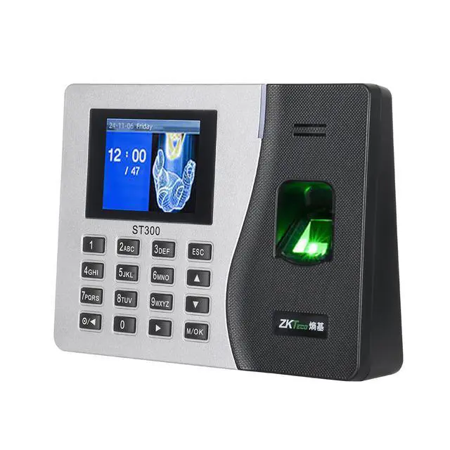 Alt view image 3 of 7 - ZKTeco ST300 Fingerprint Time Clock Biometric Employee Attendance Machine-