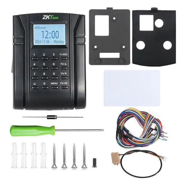 Alt view image 7 of 7 - ZKTeco SC203 TCP/IP Time Clock Attendance ID/IC Card Door Lock Control Systems
