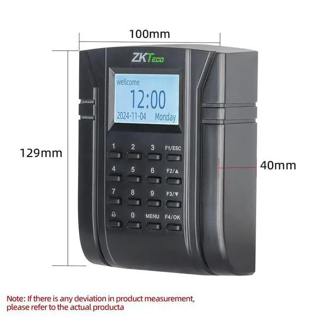 Alt view image 4 of 7 - ZKTeco SC203 TCP/IP USB RFID Card Time Attendance & Door Access Control Terminal