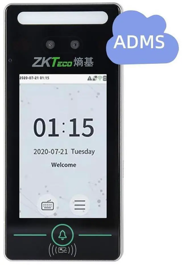 Main image of Zkteco Xface320 Biometric Facial Palm Attendance Machine Office Time Clock xFace320+ADMS