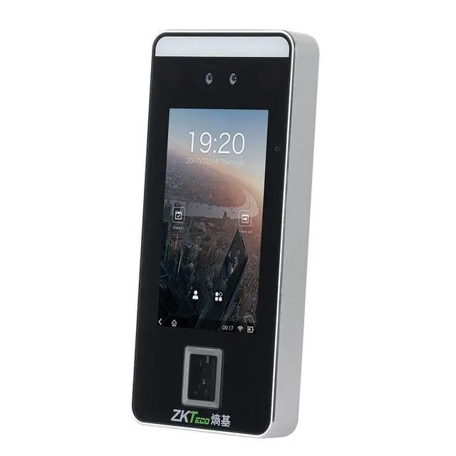Alt view image 2 of 7 - ZKTeco xFace600 TCP/IP Fingerprint Facial Recognition Time Attendance 5" Screen xFace600+ADMS