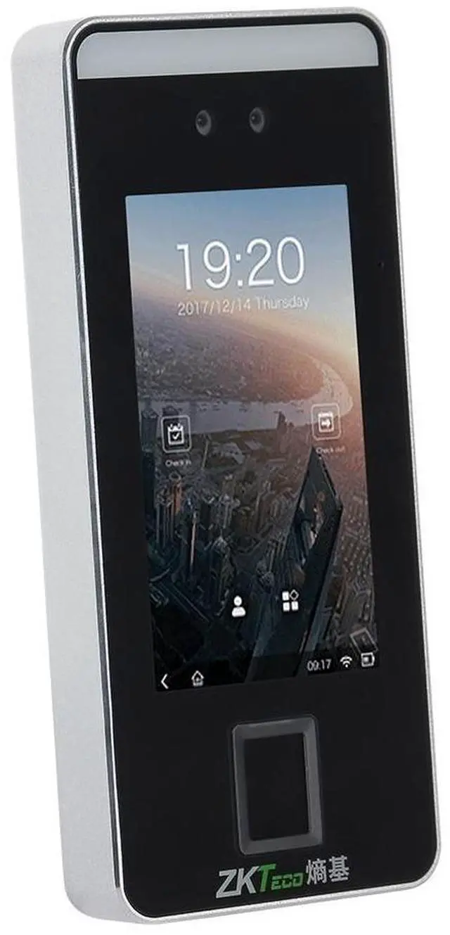 Alt view image 2 of 7 - Zkteco XFace600 TCP/IP Dynamic Face Fingerprint Time Attendance Access Control xFace600+IC
