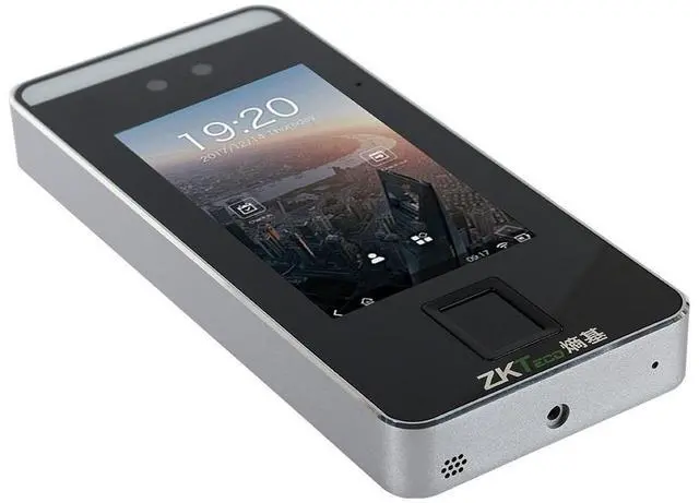 Alt view image 4 of 7 - Zkteco XFace600 TCP/IP Dynamic Face Fingerprint Time Attendance Access Control xFace600+IC
