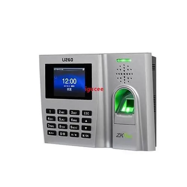 Alt view image 3 of 7 - Zkteco U260 TCP/IP Fingerprint Time Attendance System Clock Terminal With Cards