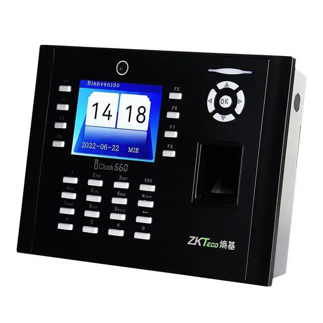 Alt view image 2 of 7 - ZKTeco iclock660 ID/IC/WiFi/ADMS Fingerprint Time Attendance Access Control-