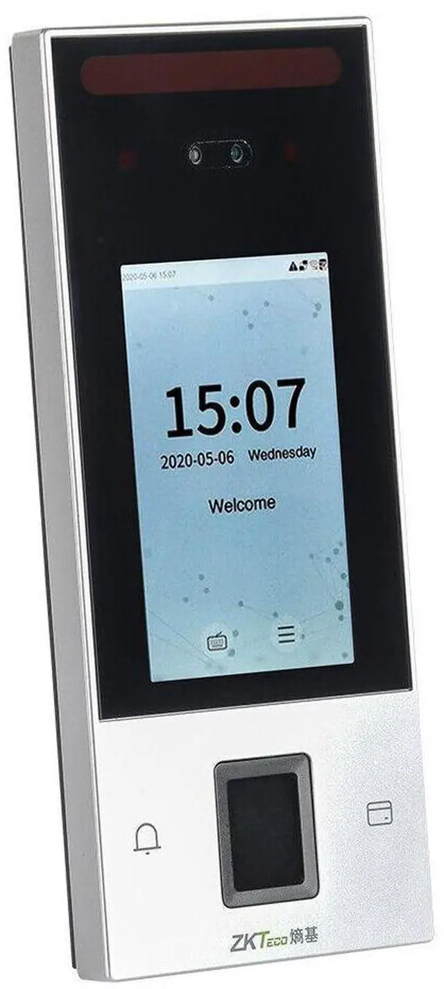 Alt view image 2 of 6 - ZKTeco nFace128 Fingerprint Time Clock Biometric Attendance Machine