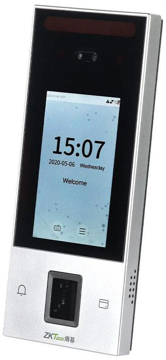 Main image of ZKTeco nFace128 Time Fingerprint Facial Recognition Access Control Terminal New