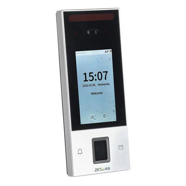 Alt view image 2 of 7 - ZKTeco nFace128 Time Fingerprint Facial Recognition Access Control Terminal New